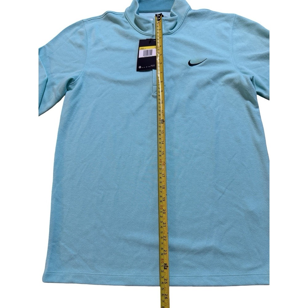Nike Men's Dri-FIT Victory Golf ½ Zip Long Sleeve Turquoise - New - Small - Picture 4 of 6